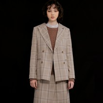 주드맥콜 여성용 Nicole Check Double Jacket