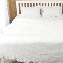 아미데코 시원한 대나무 소재 뱀부 스카이 여름이불, 화이트