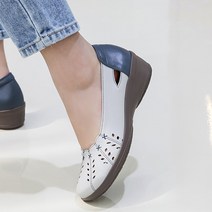 지쎄 제이슈 천연양가죽 수제 릴린 펀칭 단화
