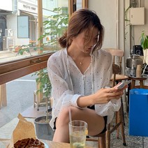 엔비룩 프레쉬 도트 블라우스