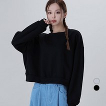 어썸어라운드 여성용 기모 무지 맨투맨