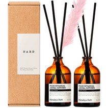 부케가르니 나드 보타니컬 아로마 디퓨저 100ml x 2p + 핑크뮬리, 플라워마켓