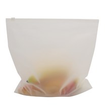 아이엔피 무지 슬라이드 타공 지퍼백 유백 반투명 20호 20 x 25 cm, 50개