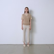 마인드브릿지 여성용 MAGIC 슬릿장식 부츠컷 밴딩 팬츠 MWPT0230