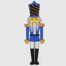 캐릭터 와펜 모자병정 35 x 110 mm, 블루, 1개