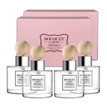 부케가르니 차량용 디퓨저 50ml, 블랙체리, 4개