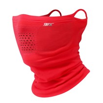 나인에프엑스 썸머 퍼포먼스 스포츠 자전거마스크 넥게이터, 레드