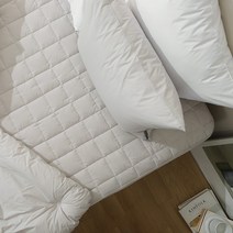 타카타카 메종 고밀도순면 60수 바이오워싱 누빔 매트리스커버