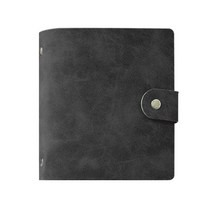 클리니스 가죽 포토앨범, 10매, 블랙