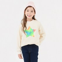 키즈레시피 아동용 물나염별 기모 맨투맨