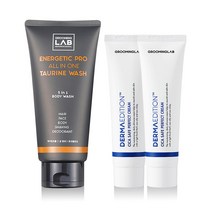 그루밍랩 남성용 올인원 화장품 세트 바디워시 300ml + 크림 100ml 2p, 1세트