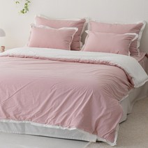 스코홈 바이오워싱 고밀도 순면 호텔식 차렵이불 3종 세트 S