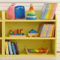 스텔홈 드미엘 DIY 3단 슬림 책장, 햇살노랑