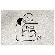 하이어리 심플리 큐트 현관 카페트, 10 화이트