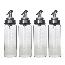 레벤쿠첸 내열유리 눈금 오일병, 320ml, 4개
