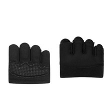 건강별밭 요가 필라테스 헬스 글러브 세트, 블랙