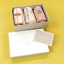 여성용 엘린 양말 3종 + 하드 케이스 + 감사 카드 선물 세트