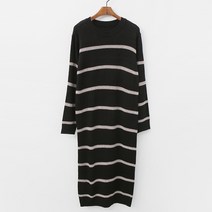 럽스 케니 스트라이프 니트 원피스