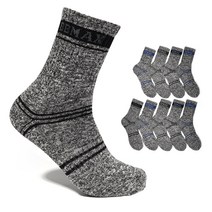 가나양말 남성용 스포츠 등산양말 10켤레 세트, 혼합색상