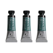 신한화구 전문가 과슈 3p 섀도 그린 페일 A, 15ml, 1색