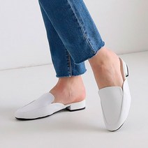 릴렉티브 여성용 심플 가죽 슬리퍼 7
