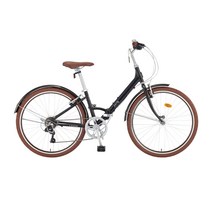 레스포 삼천리자전거 퓨리티 7단 자전거 66.04cm + 조립쿠폰, 펄 블랙(자전거), 168cm