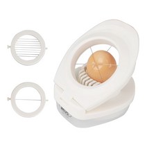 제우스 3 in 1 계란 슬라이서, 화이트, 1개