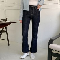 여성용 가레브 부츠컷 생지 데님 팬츠 PT9567K23