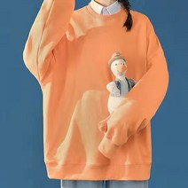 올어바웃 풀컬러 빅사이즈 루즈핏 임산부 맨투맨