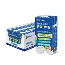 연세우유 연세헬스케어 균형 단백질, 190ml, 24개