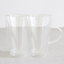 루체루나 카푸치노 더블글라스 400ml, 2개