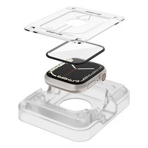 슈피겐 스마트워치 프로플렉스 EZ핏 액정 보호필름 AFL04051 2p 세트, 투명