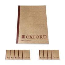 [10샤프심] OXFORD 크라프트 잘펴지는 노트 B5, 혼합색상, 10개