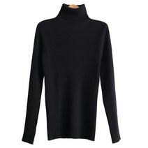 제니트 여성용 부드러운 목폴라 터틀넥 니트