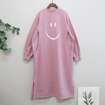 이얀 스마일 기모 수유 원피스
