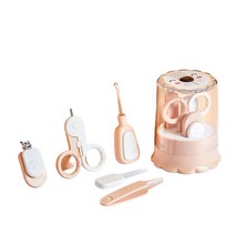 바우마켓 유아용 라이언 손톱 발톱 깎기 5종 세트, 오렌지, 1세트