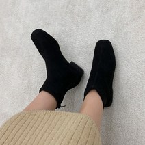 콜린 스퀘어 삭스 앵클부츠 3.5cm