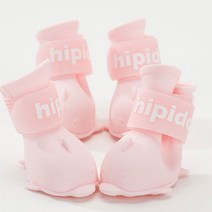 와다다샵 강아지 완전 깜찍 돌고래 레인부츠, 벚꽃핑크