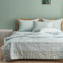 지베딩 마린 인견 여름 스프레드 이불, 민트