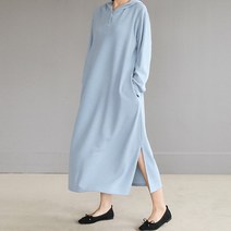 비나인 클라민 롱 후드 원피스