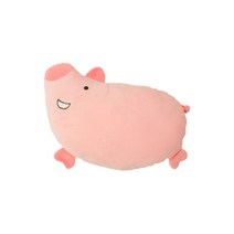 소프트 애니멀 프렌드 쿠션 돼지, 혼합색상