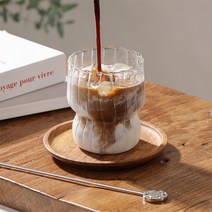 내열유리 플리츠 클라우스 유리컵 280ml, 4개