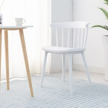 노아가구 뉴빗살체어, 화이트