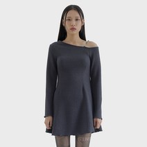 큐리티 C ONE SHOULDER DETAIL DRESS
