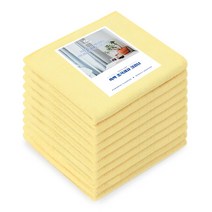 쓱싹 초극세사 크리너 행주 옐로우, 10개