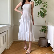 베러스윗 프릴 스모크 캉캉 롱원피스