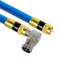 마하링크 골드 고급형 RF 안테나 5C 꺾임 동축 케이블, MLZ-GRLB070(블루)