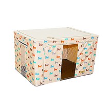 마이닝 캐릭터 리빙박스 120L, 베이지, 1개