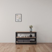 홈던트 하우스 철제 스탠드선반 3단 1000 x 400 x 600 mm, 블랙