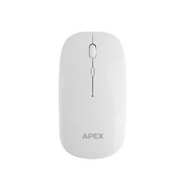 APEX 무선 블루투스 듀얼모드 마우스 AX-M10, 화이트, AX-M10-WH